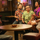 Glenn Howerton (left), Charlie Day, Danny DeVito, Rob McElhenney, Kaitlin Olson